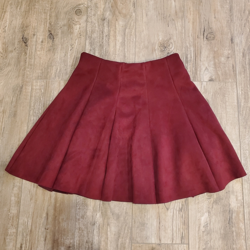 Pleats High Waist Skirt